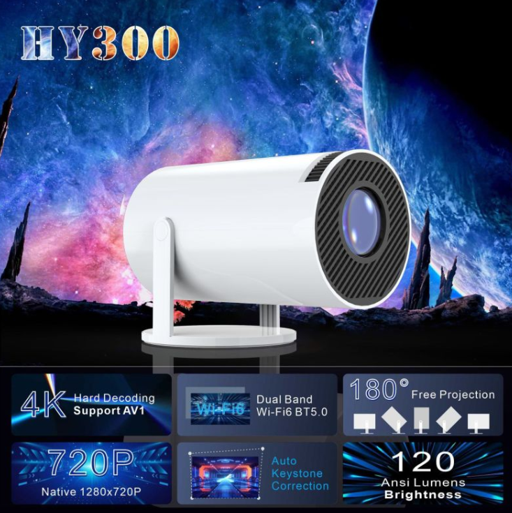 Portable Mini Projector for Movies Presentations and Gaming