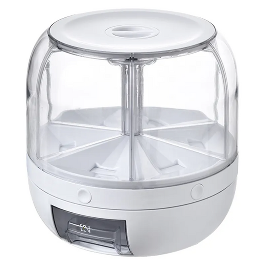 Contenant de stockage de cuisine en plastique de qualité alimentaire pour céréales et riz